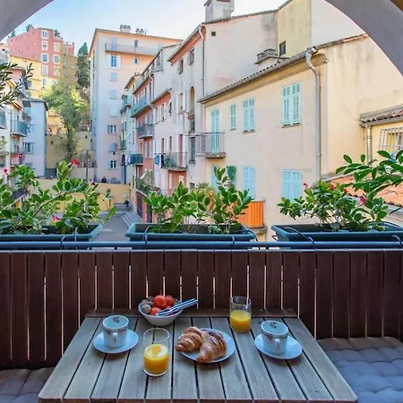 #39 Old Town 3 Bdr Ac Balcony 5mins Walk To Sea * 니스